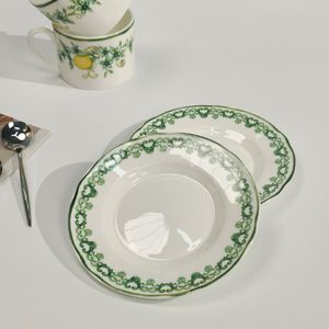 Tasse à café et soucoupe en porcelaine fine de haute qualité, série Muguet, style anglais, luxe léger, pour le thé de l'après-midi - Product Image 6