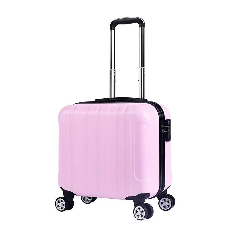 Custom Logo Hot Selling 18 Inch Carry-on Case ABS and PC Laptop Hard Shell Luggage Bags Cabin Luggage