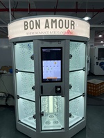 Fournisseur de distributeurs automatiques Haloo, distributeur automatique de fleurs, distributeur de fleurs à écran tactile