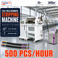 Machine de découpe et de dénudage automatique informatisée Turing TR-8030YJP pour le traitement de faisceaux de câbles de 30 mm, 500 pièces/heure