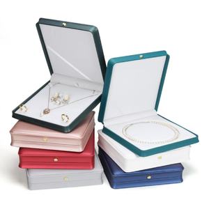 Số lượng lớn hình chữ nhật nổi thời trang mô hình vuông Hộp Vòng đeo tay cho đồ trang sức chuỗi vòng cổ lưu trữ đám cưới dài giáng sinh - Product Image 2