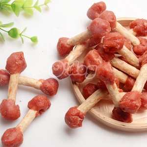 Haltère de canard enveloppé d'os de <span class=keywords><strong>calcium</strong></span> Oem Friandises pour animaux de compagnie Gâteries à mâcher dentaires pour animaux de compagnie Collations naturelles pour chiens Bâtonnets d'emballage de canard Jouet pour animaux de compagnie - Product Image 3