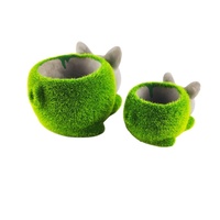 Petit pot à bonsaï de qualité, couleur mate, en herbe et ciment, pots et jardinières à prix économique