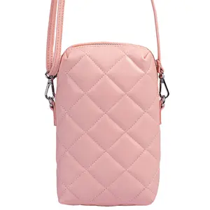 Moderne Mobiele Telefoon Tas Meisjes Portemonnee Vrouwen Kleine Sling Bag Mobiel Crossbody Tas