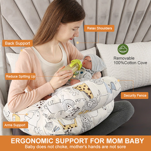 Cuscino per <span class=keywords><strong>Allattamento</strong></span> OEM all'ingrosso, regolabile, portatile, a forma di nuvola, per mamma, supporto per la <span class=keywords><strong>gravidanza</strong></span> e il tummy time - Product Image 4