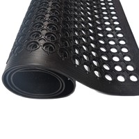 Tapis en caoutchouc épais, résistant à la fatigue et antidérapant, design minimaliste moderne pour une utilisation en intérieur/extérieur, hôtels, ateliers, sols