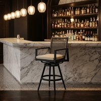 Table haute d'extérieur en aluminium et ensemble de chaises en stock
