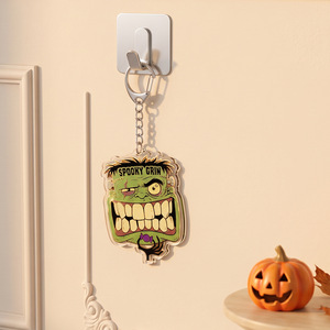 Llaveros de Plástico de Halloween con Diseños de Brujas, Calabazas y Monstruos para Decoración Festiva y Accesorios de Regalo, Venta al Por Mayor - Product Image 4