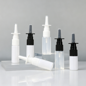 ขวดสเปรย์พ่นจมูกทรงกลมใส HDPE ขนาด 10 มล. 15 มล. 20 มล. สำหรับบรรจุยาเหลว - Product Image 3
