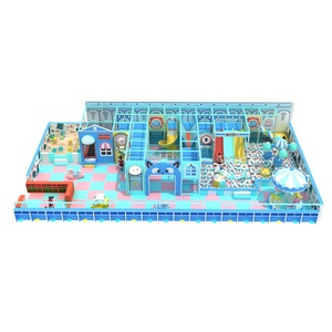 Nouveau produit : aire de jeux intérieure pour enfants sur le thème des macarons, à vendre avec toboggan et piscine à balles - Product Image 3