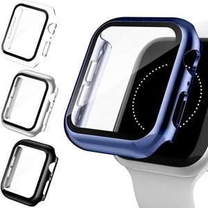 Étui rigide personnalisé pour Apple Watch Series 11 12 SE 40/44mm avec protection d'écran en verre trempé - Product Image 1