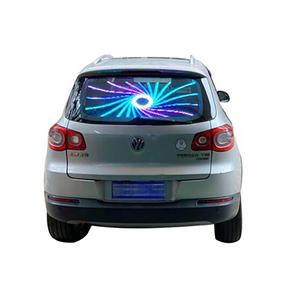 एचडी फुल रंग p2.6 टैक्सी पारदर्शी नेतृत्व वाली कार रियर विंडो डिजिटल डिस्प्ले विज्ञापन के लिए साइन स्क्रीन - Product Image 1