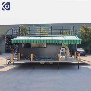 CAMPTRL Rimorchio <span class=keywords><strong>Alimentare</strong></span> Trainabile, Food Truck Mobile, Furgone Commerciale per Caffè e Tacos, in Acciaio Inossidabile, per Esterni, in Vendita negli USA - Product Image 5