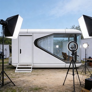 Mini-maison conteneur préfabriquée, maison capsule spatiale - Product Image 4