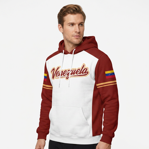 Sweat à capuche surdimensionné personnalisé pour homme, poids lourd, hiver, avec nom et numéro personnalisés, pull sportif, impression numérique haute définition en relief - Product Image 1