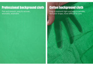 <span class=keywords><strong>Fond</strong></span> d'écran <span class=keywords><strong>vert</strong></span> en tissu de toile de <span class=keywords><strong>fond</strong></span> de mousseline de polyester de photographie professionnelle - Product Image 3