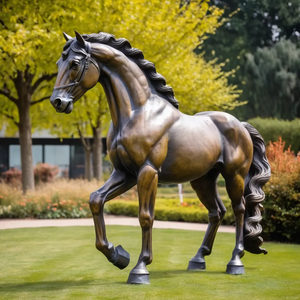 Gran jardín Metal artesanía Animal caballo estatua bronce <span class=keywords><strong>Pegaso</strong></span> <span class=keywords><strong>escultura</strong></span> para decoración <span class=keywords><strong>de</strong></span> jardín - Product Image 3