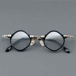 Gafas de Sol de Moda 2025 para Mujer, Coloridas, con Marco Pequeño de Acetato, Forma de Polígono y Rombo - Product Image 4