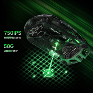 Ratón para Juegos GravaStar Mercury X Air, PAW3950, 32000 DPI, 8000 Hz, 56G, Estructura Abierta, RGB, para Esports Competitivos de FPS - Product Image 3