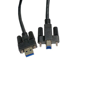 <b>Usb</b> 3.0 Am To Bm <b>Cable</b> With Screws <b>Printer</b> Connector Fixed Square Type A Male To B Type <b>For</b> Printing Devices - Product Image 3