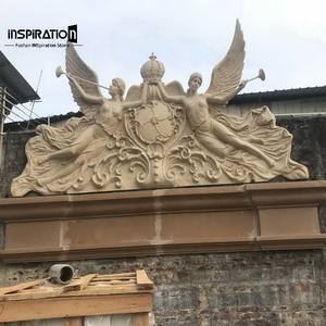 Piedra de Resina con Diseño de Osiris del Mundo Subterráneo para Vestíbulo de Hotel, Decoración con Temática Egipcia, Tallado Egipcio en Piedra para Exteriores - Product Image 2