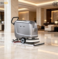 Mesin Scrubber Dryer Lantai ST-X40 Profesional dengan Tangki Air Besar dan Dua Sikat untuk Komersial