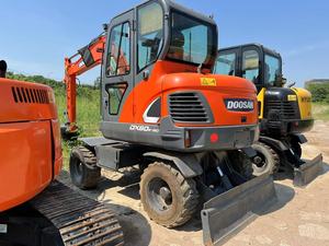 Doosan DX60W-9C Wheel Excavator Used <b>for</b> <b>Sale</b> Made in Korea 2025 Model 5550KG Operating <b>Weight</b> Engine Gearbox PLC - Product Image 3
