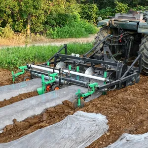 The Air Suction Sunflower Seeder Operates Stably With A Precision Seeder For Punching Chili Peppers On The Film