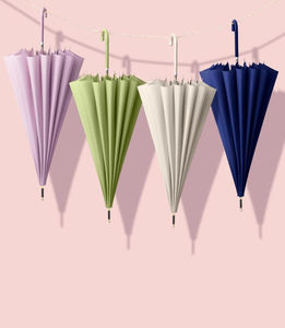 24K 16k poignée incurvée grande taille Double renforcé épaissi robuste cadre en fibre résistant au vent <span class=keywords><strong>parapluie</strong></span> de pluie d'affaires pour hommes - Product Image 2