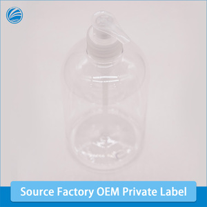 Bouteille de lavage corporel plate en plastique PET de haute qualité avec pompe pulvérisatrice 300ml/500ml – Fabricant, Vente en gros, Personnalisation OEM ODM, Marque privée - Product Image 2