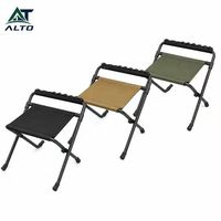 Tabouret pliant réglable en hauteur, siège portable pliable, tabouret de camping à double hauteur, chaise de pêche, écologique, jardin, Oxford 900D