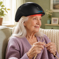 Gorro de Terapia de Luz Roja para el Crecimiento del Cabello, Gorra Láser con 552 Diodos, 655nm, Doble Longitud de Onda, Casco LLLT, OEM, ODM