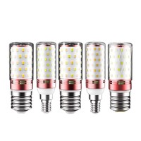 Ampoule LED en forme de maïs, résidentielle, culot E27/E14, lampe à économie d'énergie, tricolore (3000K/4000K/6000K), IRC 90+, garantie 3 ans