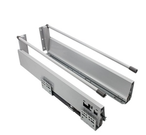 Temax Bn502 Nhà Máy Bán Buôn Mềm Đóng Dưới Núi Kim Loại Hộp Ngăn Kéo Trượt Với 2 Rods Cho Tủ Quần Áo Tủ - Product Image 2