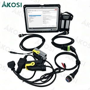 For VOCOM II 88894000 truck Diagnostic tool <b>cable</b> 8 Pin 88890306 +OBD2 OBDII 88890306+<b>USB</b> 88890305 + ecu test <b>cable</b>+CF33 tablet - Product Image 1
