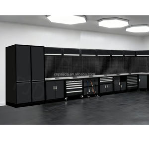 Système de rangement de garage OEM/ODM, poste de travail modulaire, armoire personnalisée, établi de garage avec tiroirs en métal - Product Image 1