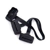 Cable adaptador divisor en Y LONAUTO LT027 OBD2 de 16 pines macho a hembra, línea de diagnóstico uno a dos, al por mayor