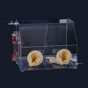 Boîte à gants en acrylique sous vide <span class=keywords><strong>de</strong></span> <span class=keywords><strong>laboratoire</strong></span> GS-003-A, matériau transparent, 2 gants en latex, opérations <span class=keywords><strong>de</strong></span> <span class=keywords><strong>chimie</strong></span>, fournitures <span class=keywords><strong>de</strong></span> <span class=keywords><strong>laboratoire</strong></span> <span class=keywords><strong>de</strong></span> <span class=keywords><strong>chimie</strong></span> - Product Image 2