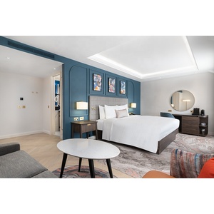 <span class=keywords><strong>CURIO</strong></span> Bộ sưu tập của Hilton 3-4 Sao tùy chỉnh melamine đồ nội thất khách sạn Thiết kế bền Condo TV Panel tường khách sạn đồ nội thất phòng tắm - Product Image 1