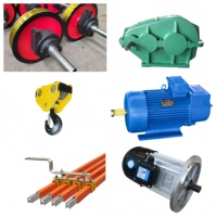 Pièces de rechange personnalisées pour frein de roue, câble, tambour, rail conducteur fermé, rail de guidage pour grue portique, moteur antidéflagrant
