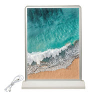 Boîte lumineuse LED en acrylique professionnelle pour la publicité, boîte en matériau lumineux durable