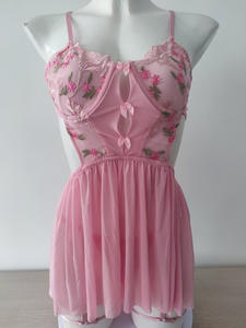 性感内衣套装性感透视透明睡袍加尺码女性性感长内衣连衣裙 - Product Image 6