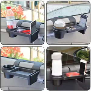 Penyangga Cangkir Mobil Universal, Penyangga Ponsel, Aksesoris Interior Sisi Pintu, Organizer Penyimpanan Mobil - Product Image 5