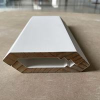 Moulure de plafond en pin blanc apprêté, qualité professionnelle, commande en gros pour moulures de corniche, transition mur-plafond, vente en gros