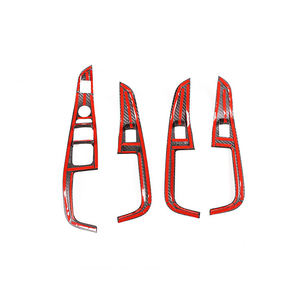 Marco Decorativo de Fibra de Carbono para el Panel de Botones del Elevalunas para BMW X5 X7 G05 G07 2019 2021 - Product Image 1