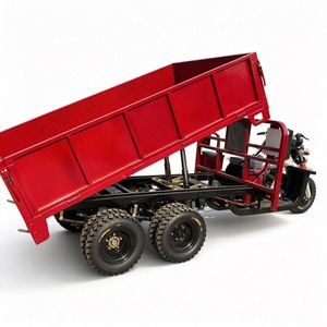 <span class=keywords><strong>Triciclo</strong></span> de Carga de Carrocería Abierta Motorizado de 400 CC con Gran Capacidad de Carga, Motor Refrigerado por Agua, Nueve Ruedas, <span class=keywords><strong>Triciclo</strong></span> de Carga a Combustible - Product Image 1