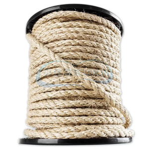 100% tự nhiên sisal bện 4mm <span class=keywords><strong>6mm</strong></span> 8mm 10mm xoắn dây tự làm trang trí dây quanh co sisal Manila tái chế bao bì dây - Product Image 3