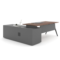 Bureau de bureau en forme de L de conception exécutive de table de bureau moderne de patron de directeur Offre Spéciale pour le mobilier de bureau commercial