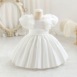 <span class=keywords><strong>Robe</strong></span> de soirée <span class=keywords><strong>tutu</strong></span> pour bébé fille, manches bouffantes, pour fête de fleurs, anniversaire de 1 an, princesse, mariage, baptême, tout-petit - Product Image 5