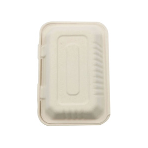 Phân Hủy Sinh Học Dùng Một Lần Lấy Đi Bã Mía Vỏ Sò 100% Compostable Dụng Container Thực Phẩm Đóng Gói Hộp - Product Image 3